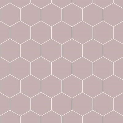 An example of the Fibo Wall Board in Dusky Pink Honeycomb (5218-M71), featuring a trendy dusky pink hue in a modern honeycomb design. Perfectly complements both light and dark interiors for a fresh, stylish look.