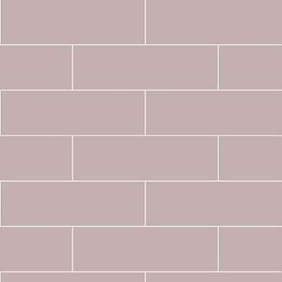 An example of the Fibo Wall Board in Dusky Pink Metro Brick (5218-M74), featuring a trendy dusky pink hue in a modern, industrial Metro brick design. Ideal for both light and dark interiors, adding a fresh and stylish touch.