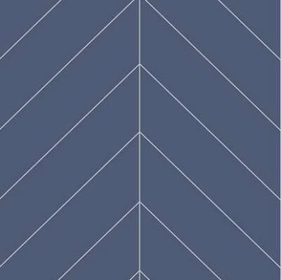 An example of the Fibo Wall Board in Smokey Blue Chevron (5230-M78), featuring a sophisticated smokey blue finish in a sleek chevron design, perfect for adding a stylish and modern touch to any space. Life Quality Bathing.