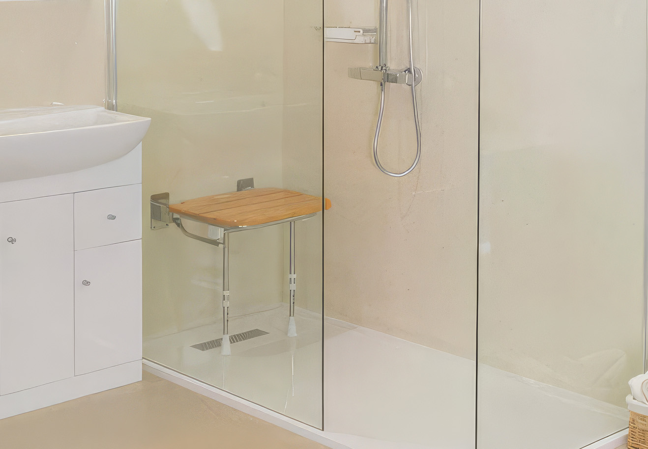 Walk-in Shower Fold Down Seat