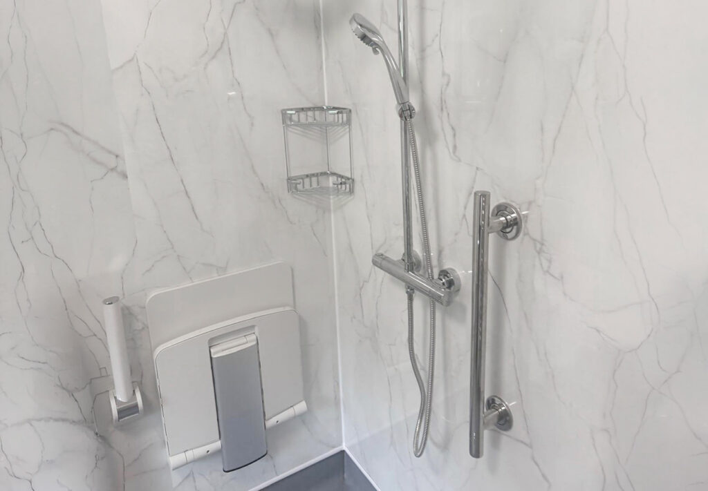 Walk-in Shower Seating, Rails